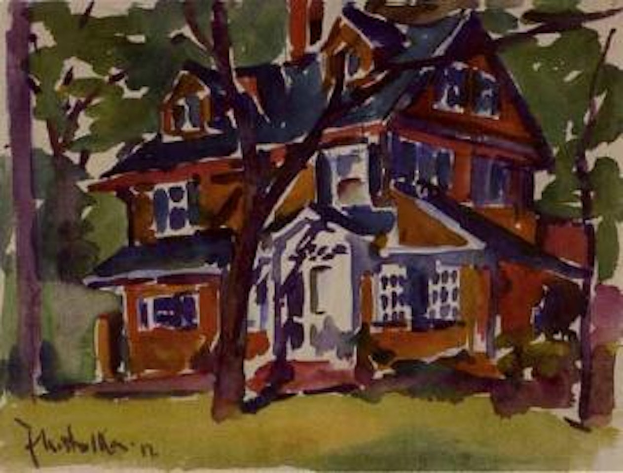 Houses in Virginia by Jan Matulka