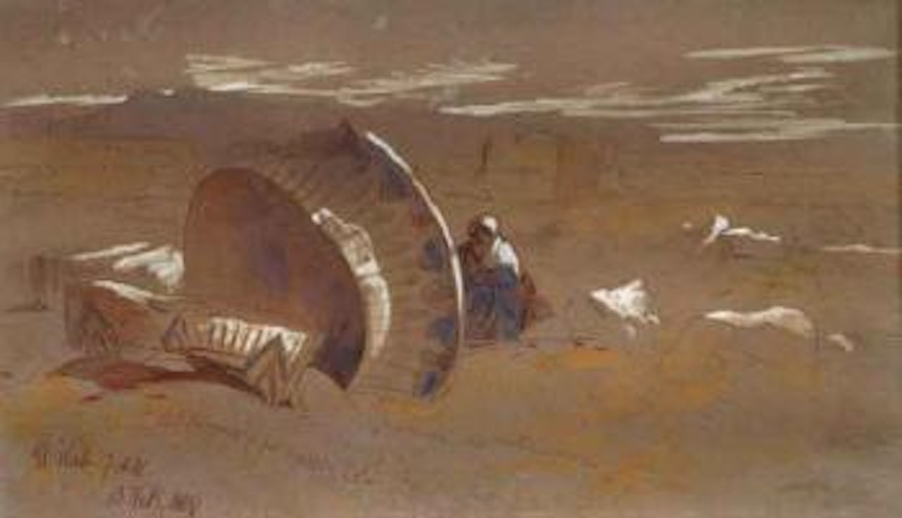 El Kab, Egypt 13th Feb 1854 by Edward Lear