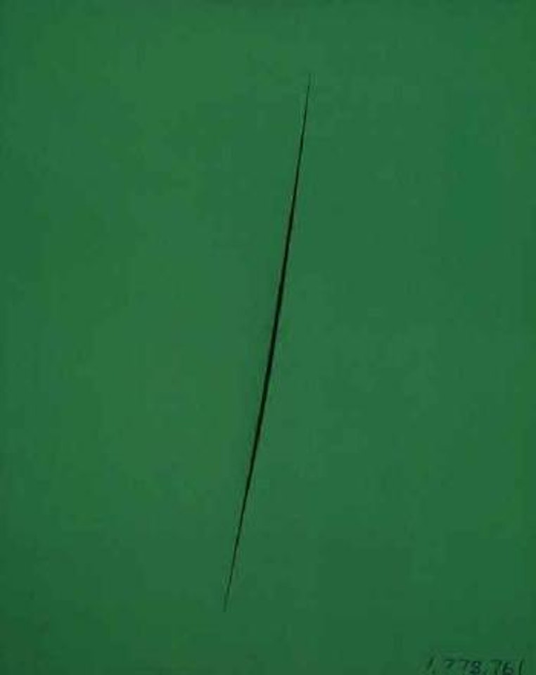 Concetto spaziale, Attesa by Lucio Fontana
