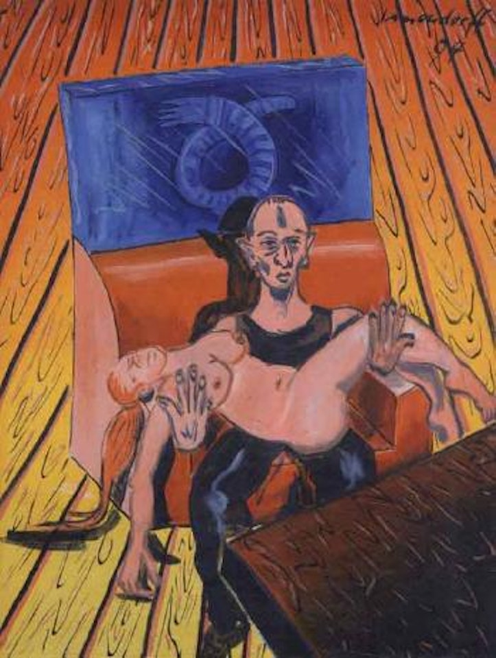 Self with muse by Jörg Immendorff