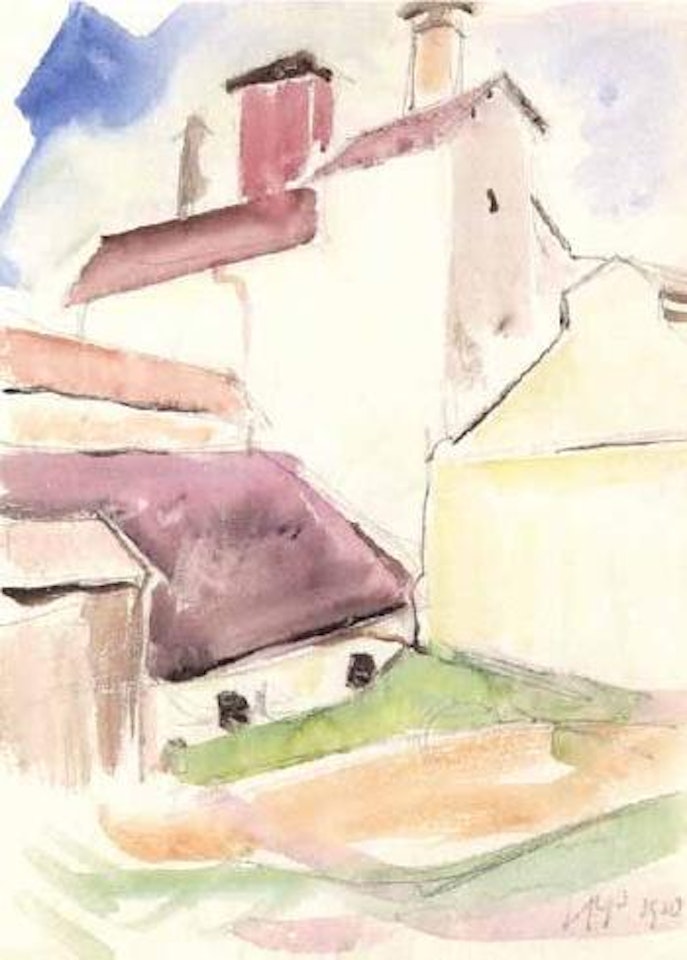 Old brewery, Mortizburg by Max Pechstein