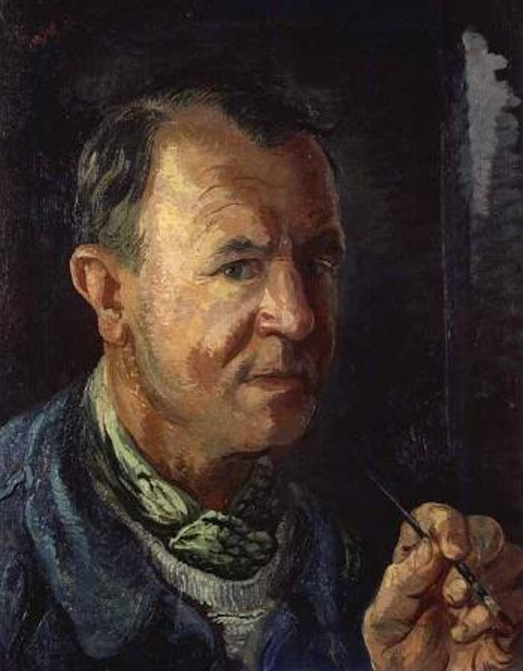 Self portrait by George Grosz