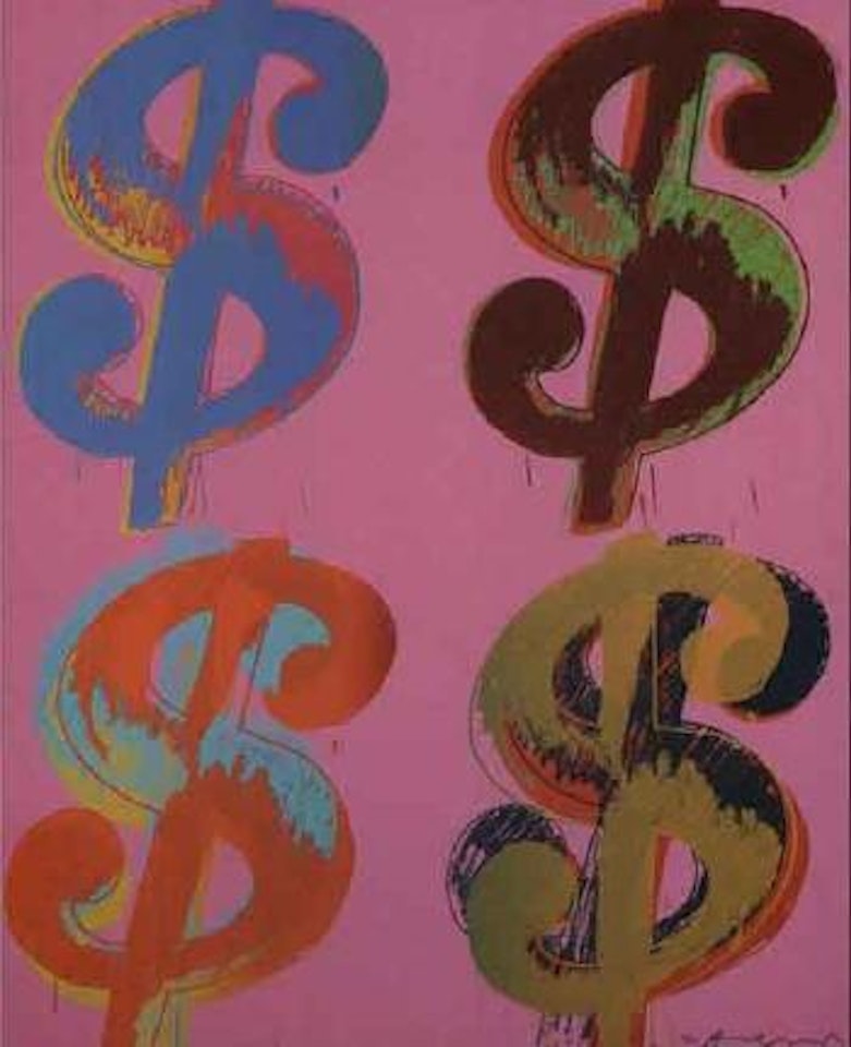 Dollar - 4 by Andy Warhol