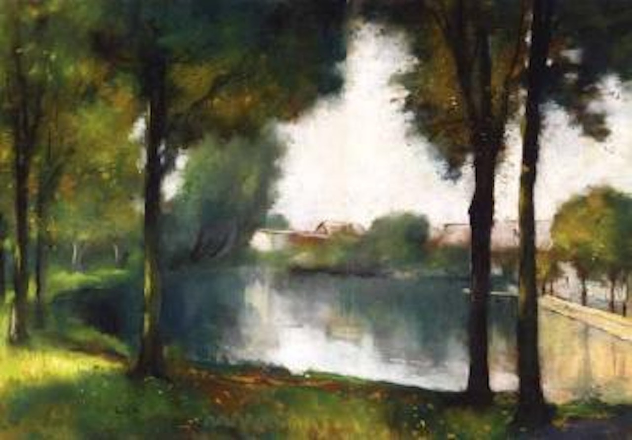 Mark landscape by Lesser Ury