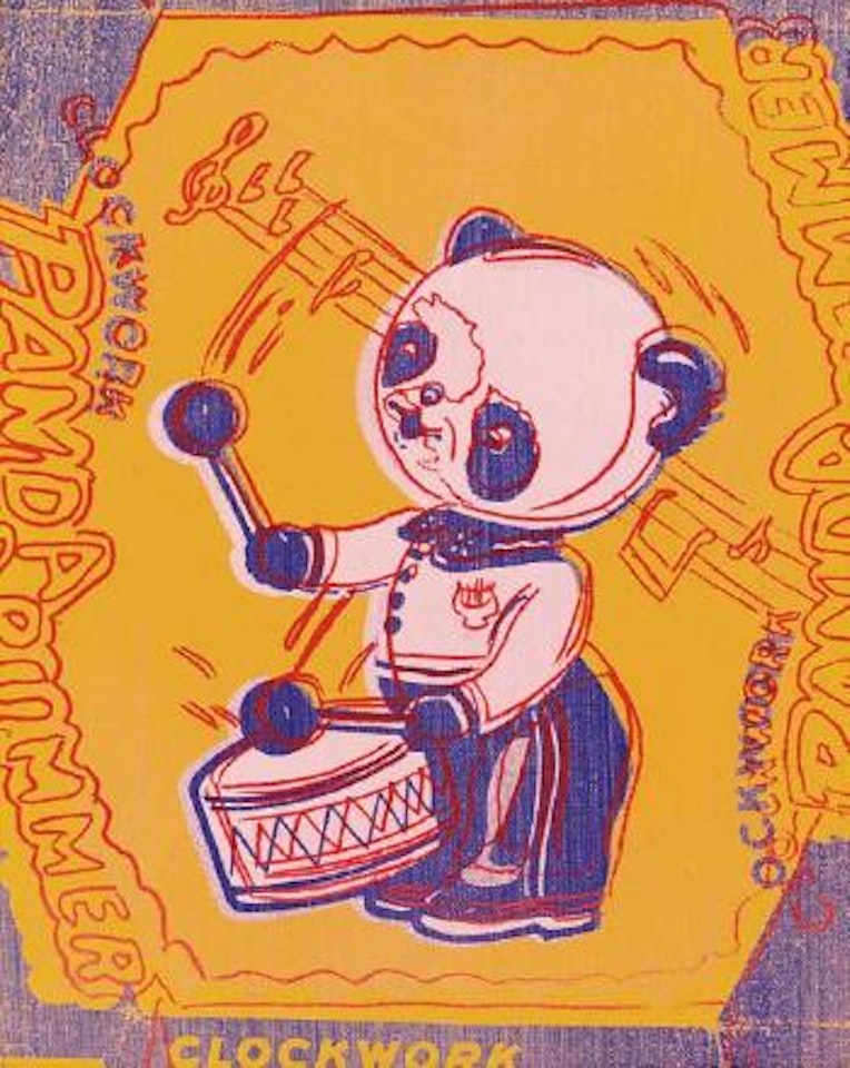 Toy panda by Andy Warhol