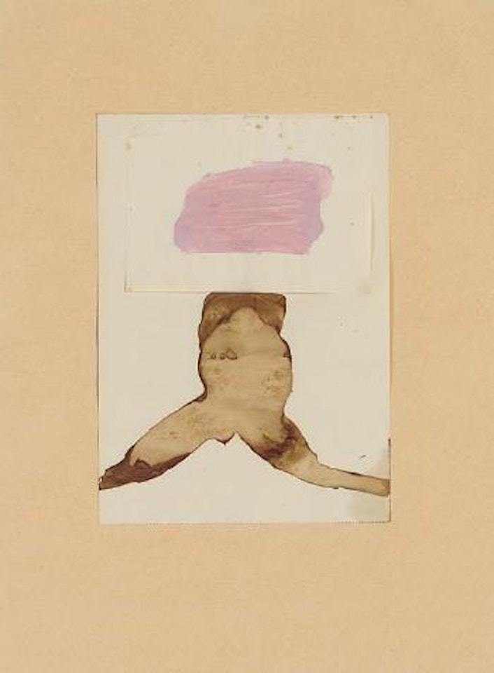 Girl's torso with pink stone by Joseph Beuys