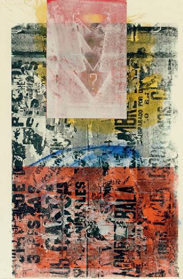 Bilingual bubble by Robert Rauschenberg