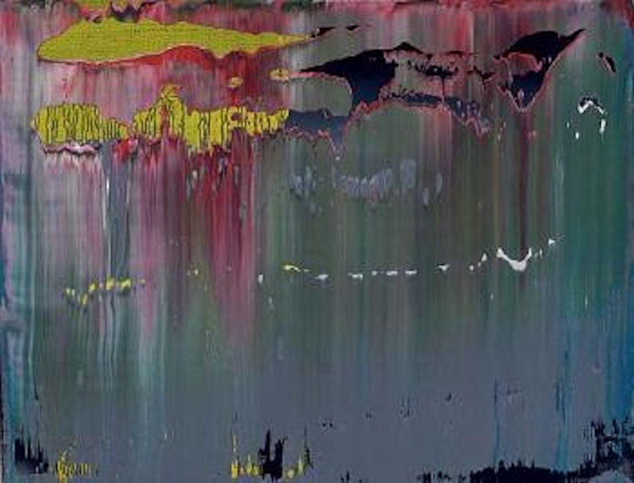 Abstraktes bild by Gerhard Richter