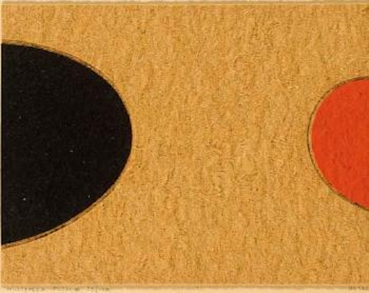 Multiplex, Rosso Alfa by Alberto Burri