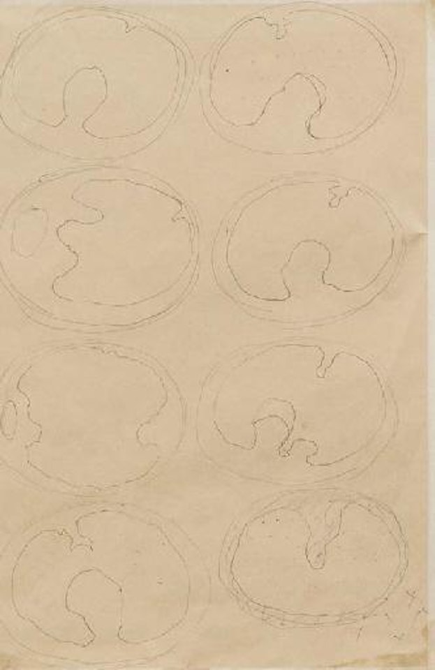 Study for Little theaters by Lucio Fontana