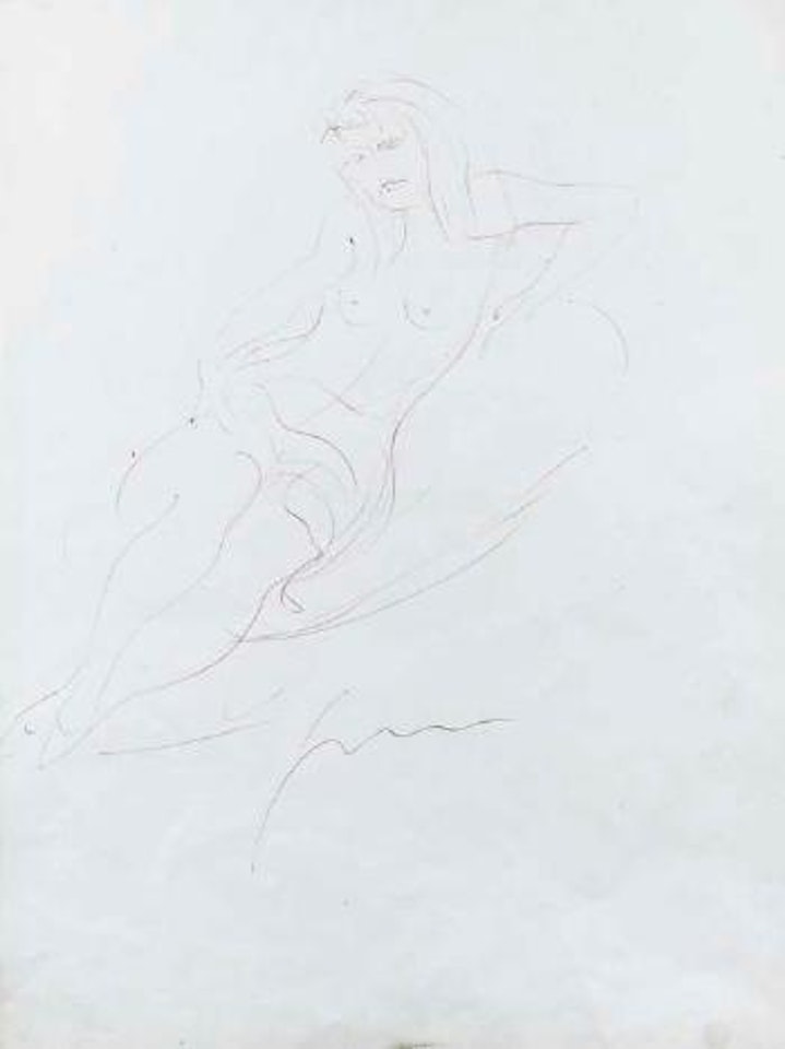 Nude by Lucio Fontana