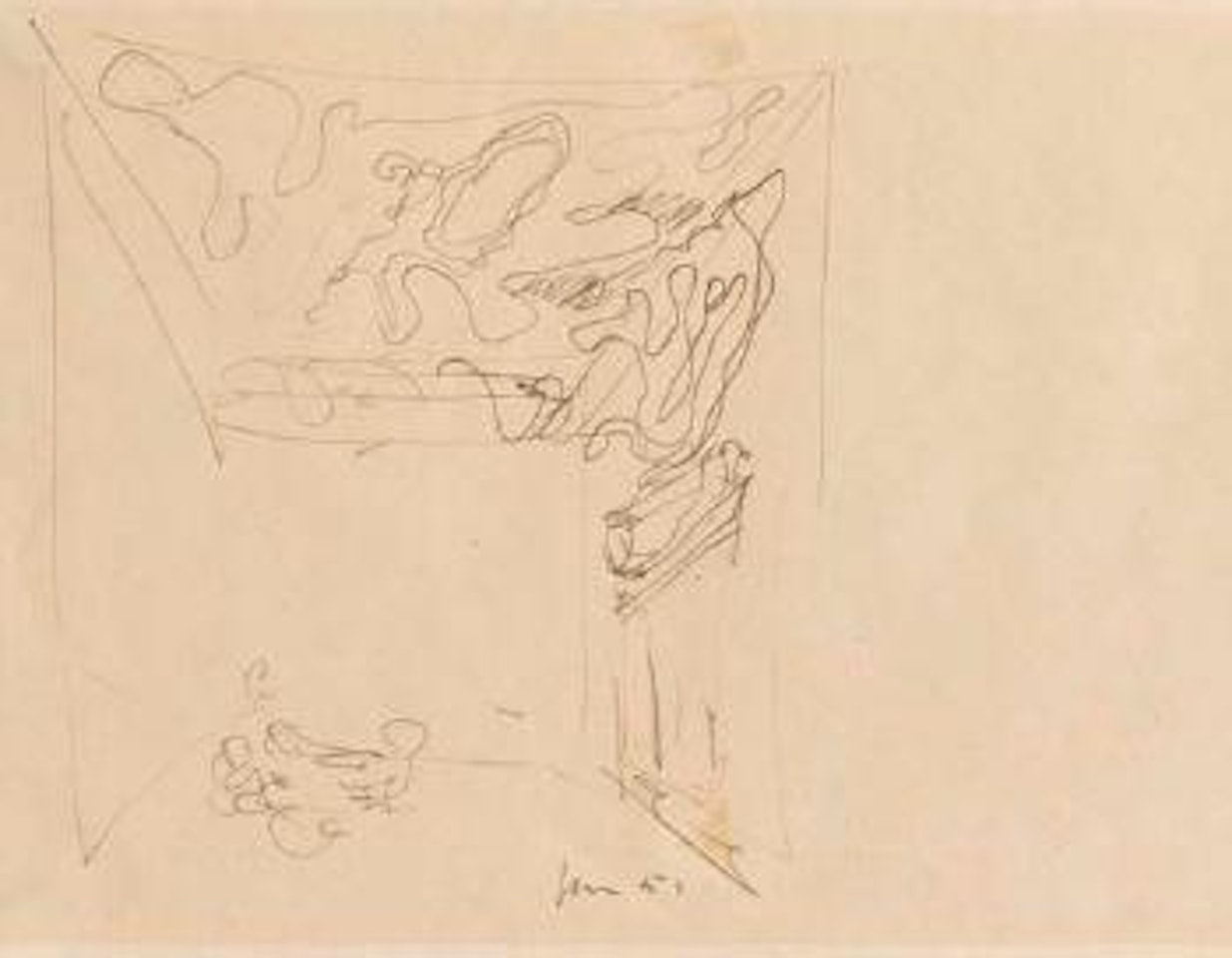 Untitled by Lucio Fontana