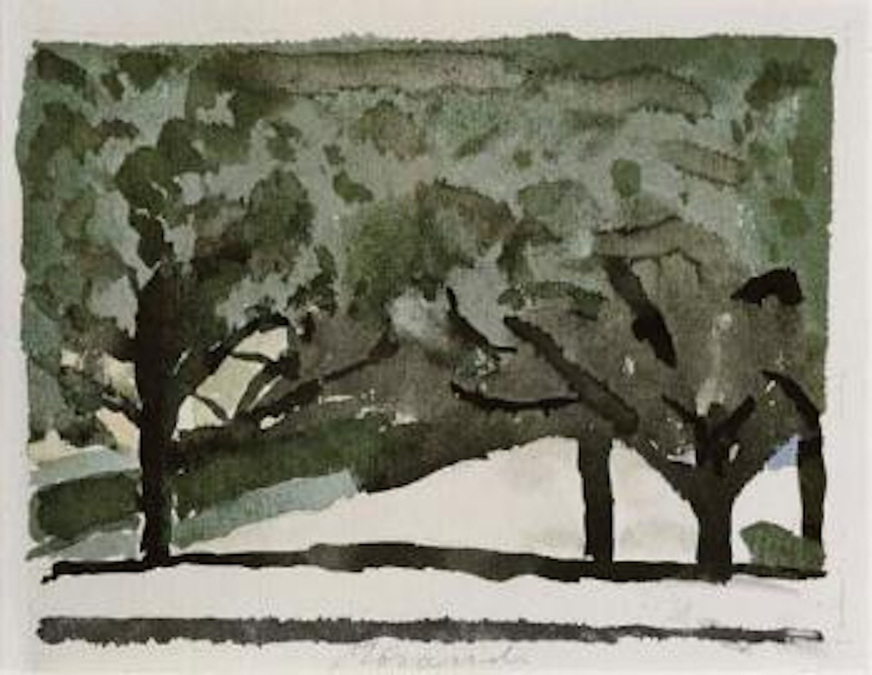 Landscape by Giorgio Morandi