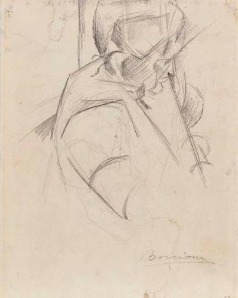 Bust of the mother by Umberto Boccioni