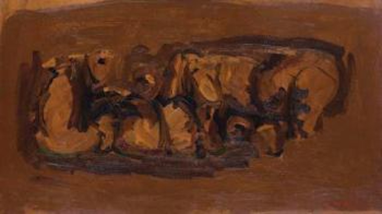 Study for Beach No. 1 by Ennio Morlotti