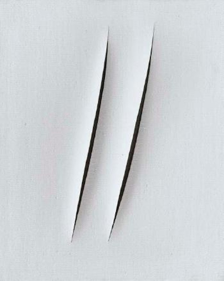Spatial concept, Attese by Lucio Fontana
