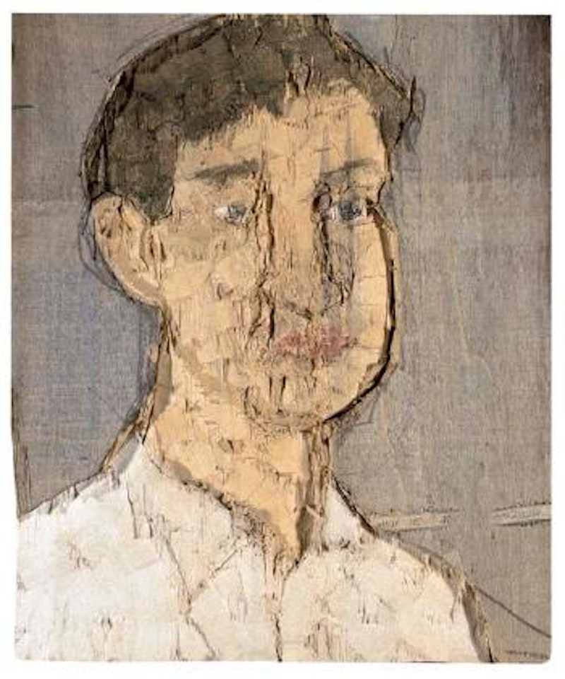 Untitled, portrait of a man by Stephan Balkenhol
