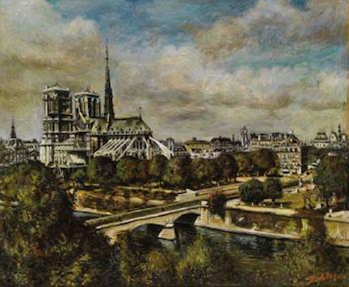 View of Paris by Giorgio de Chirico