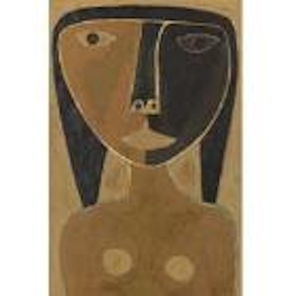 Head of woman by Oswaldo Guayasamin