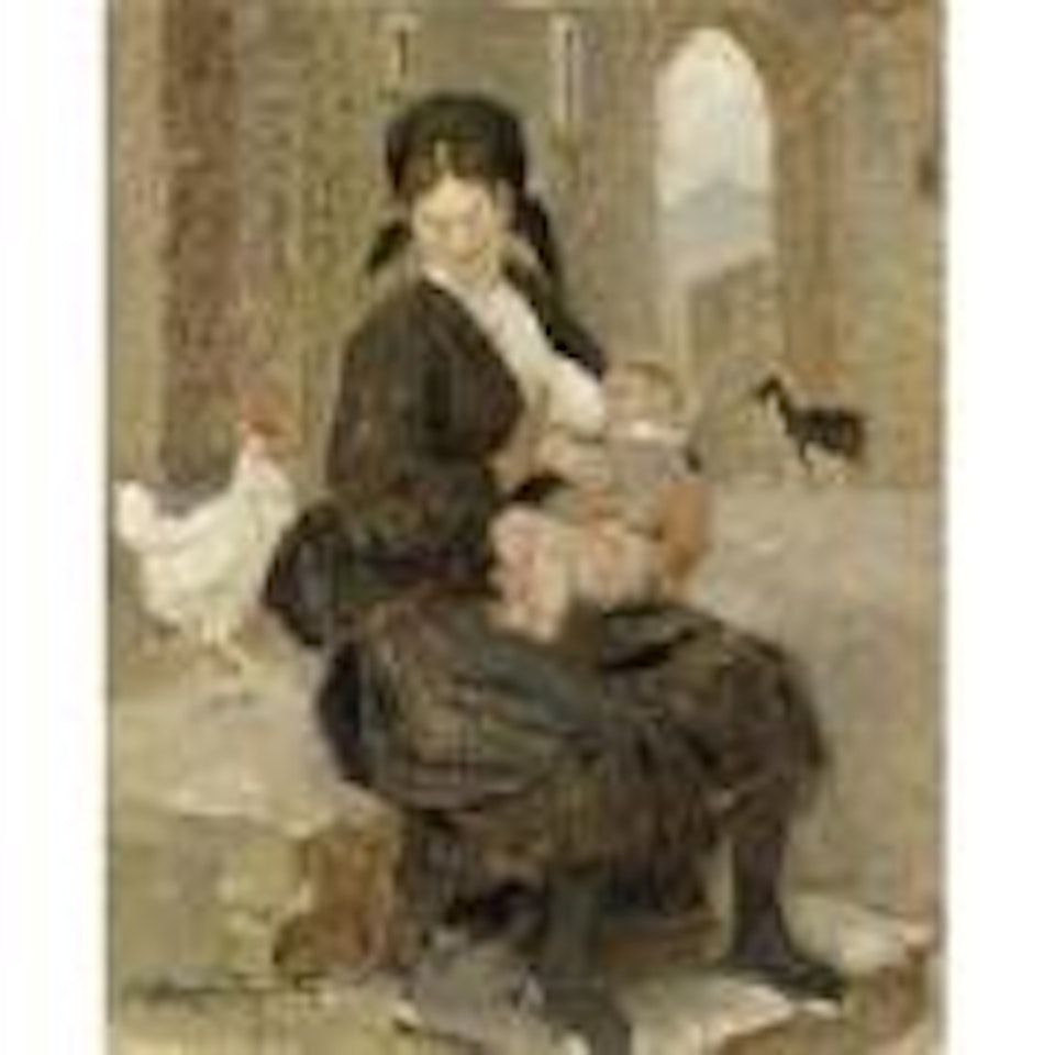 Mother in Scanno by Alessio Issupoff