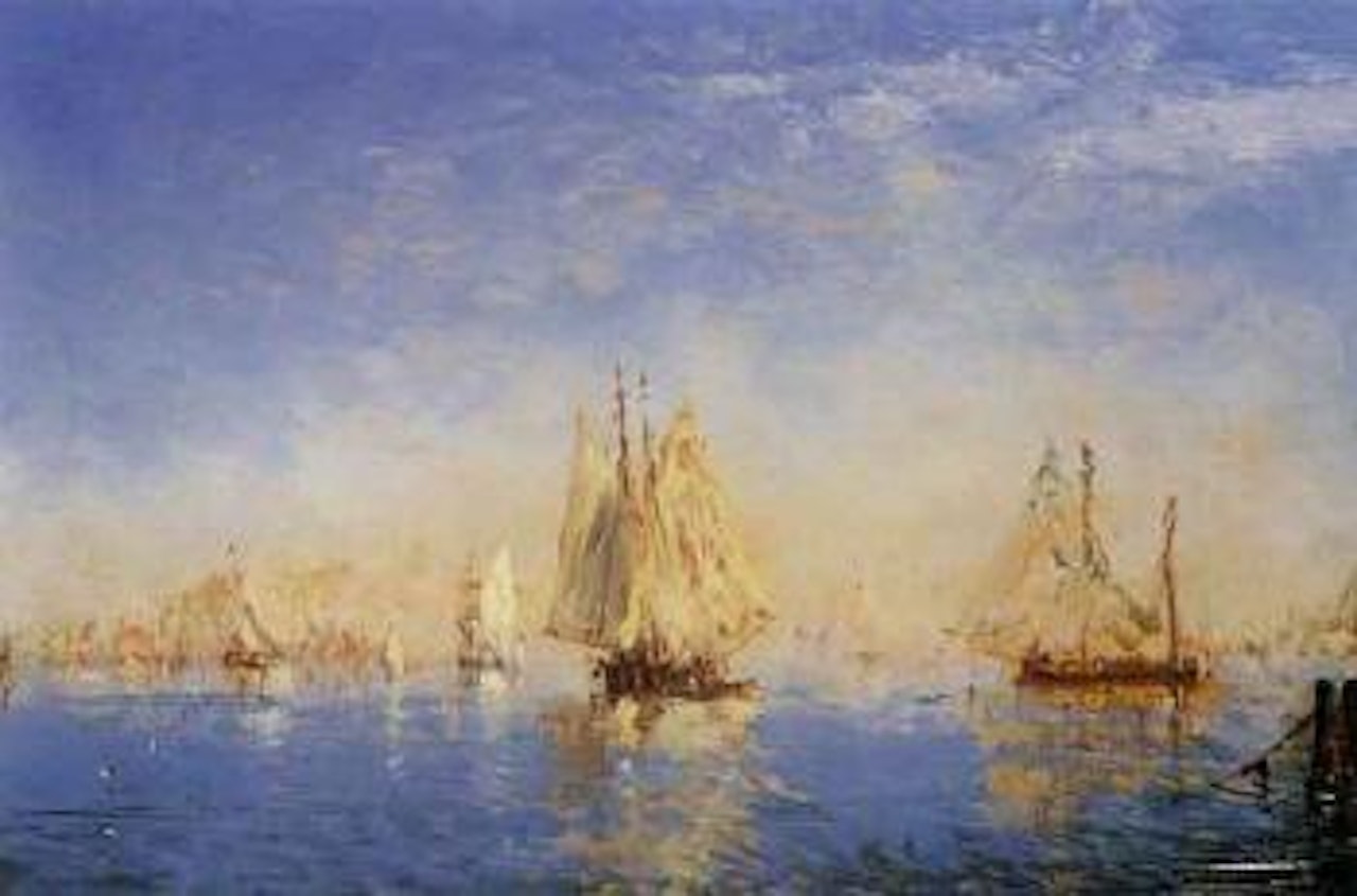 Bateaux a Venise by Félix Ziem