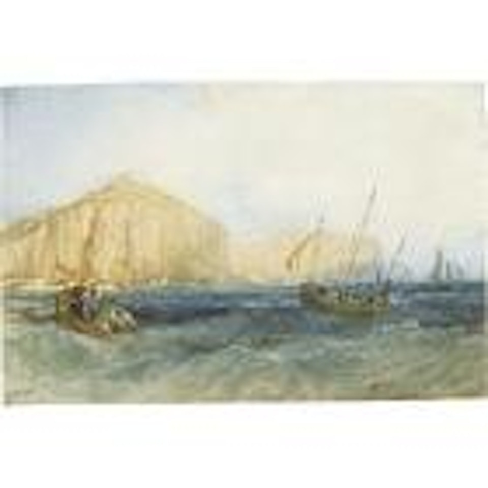 Fishing boats off Hastings by Joseph Mallord William Turner