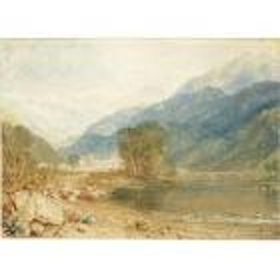 View from the Castle of Saint Michael, Bonneville, Savoy by Joseph Mallord William Turner