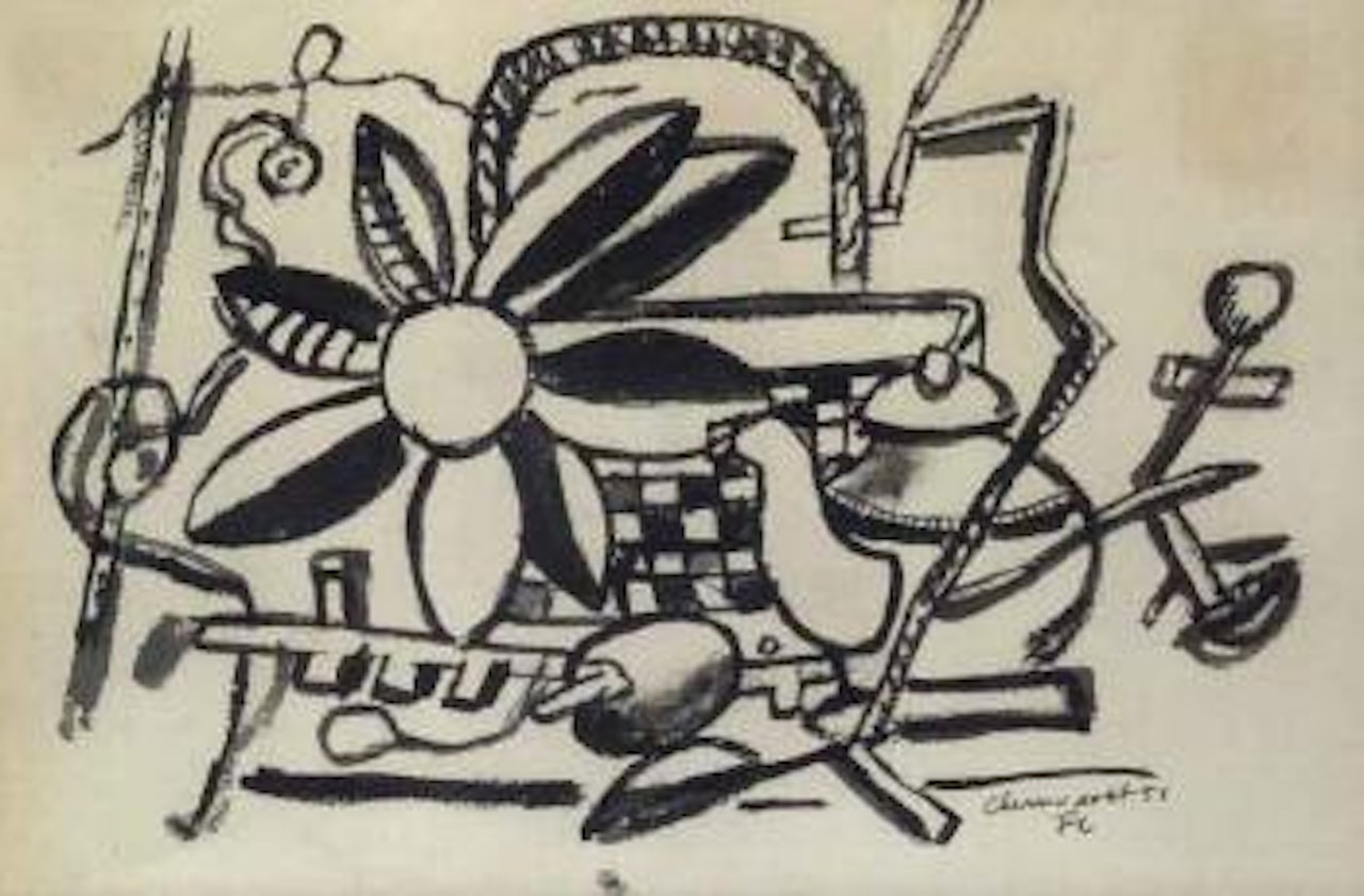 Still life by Fernand Leger