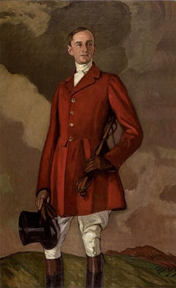 Portrait d'homme en tenue de cavalier by Jean Gabriel Domergue