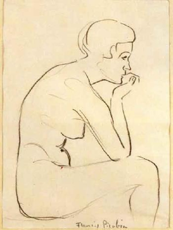 Nu de profil by Francis Picabia