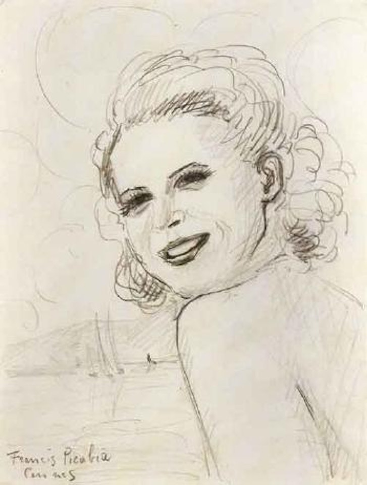 Portrait de jeune femme a Cannes by Francis Picabia