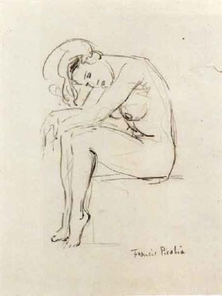Nu assis by Francis Picabia