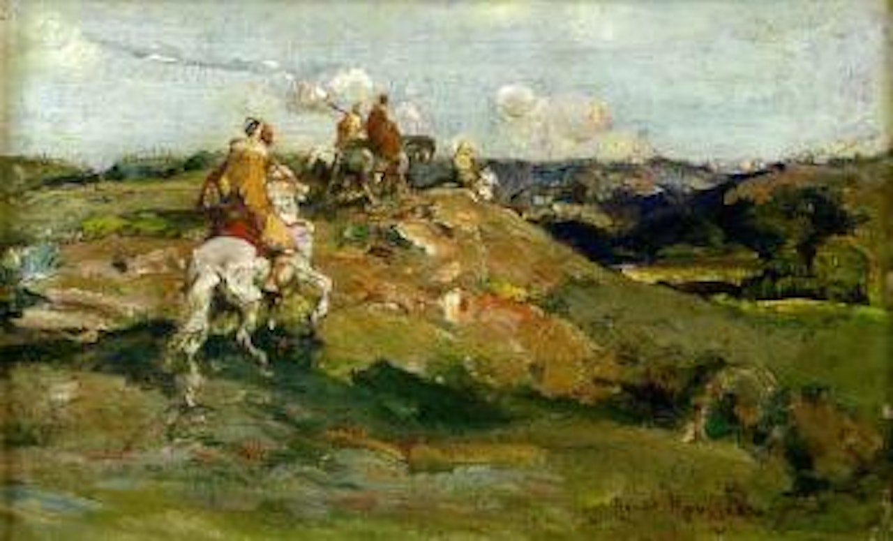 Les cavaliers by Henri Émilien Rousseau