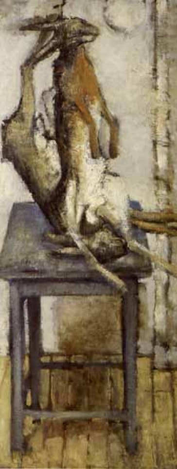 Nature morte aux lievres by Paul Rebeyrolle