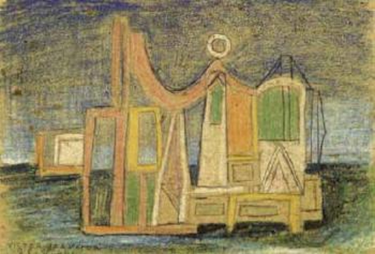 Architecture imaginaire by Victor Brauner