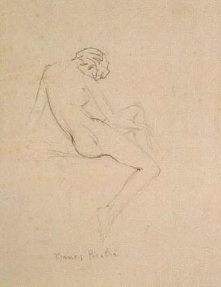 Modele assis by Francis Picabia