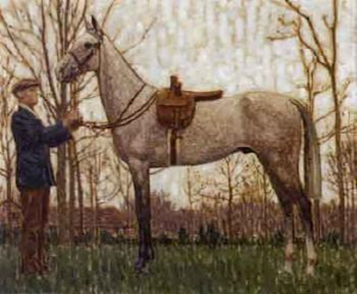 La presentation du pur-sang by Bernard Boutet de Monvel