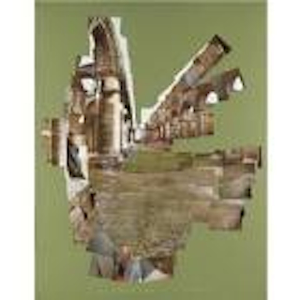 Ian, Fountains Abbey, Yorkshire by David Hockney