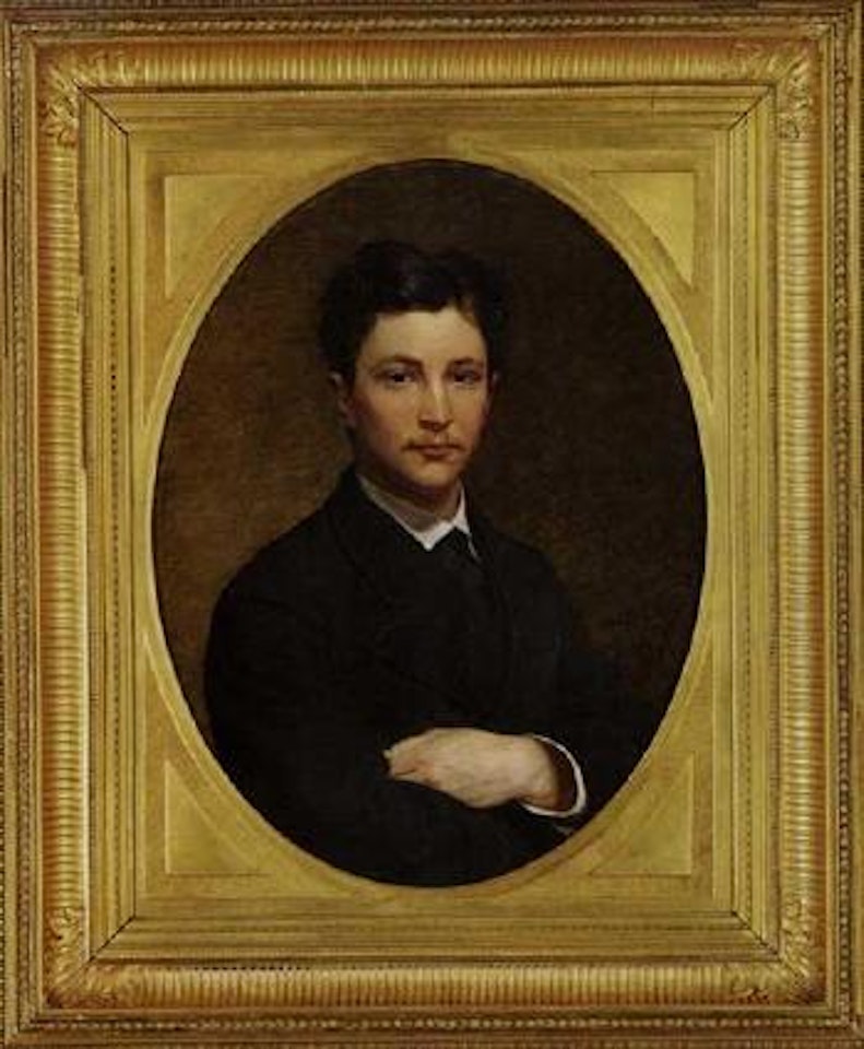 Portrait of Alfred Emil Krieger. Portrait of Oscar Johannes Krieger by Peder Severin Kröyer