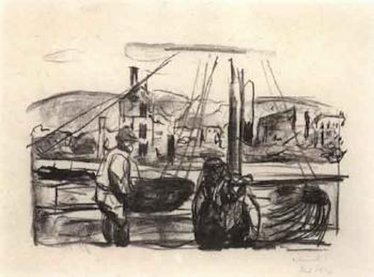 After the fire in Bergen II by Edvard Munch