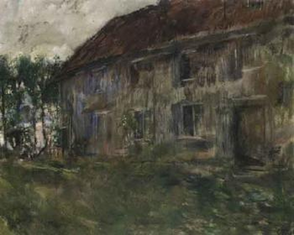 The old house, Bjelkeveien by Christian Krohg