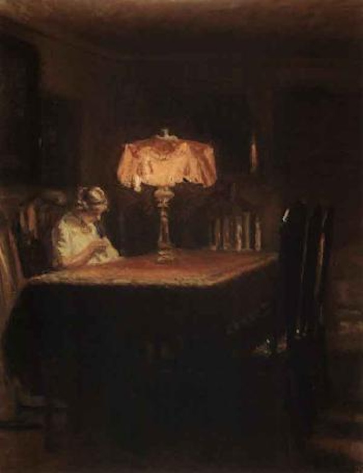 Interior from the summer living-room by Michael Ancher