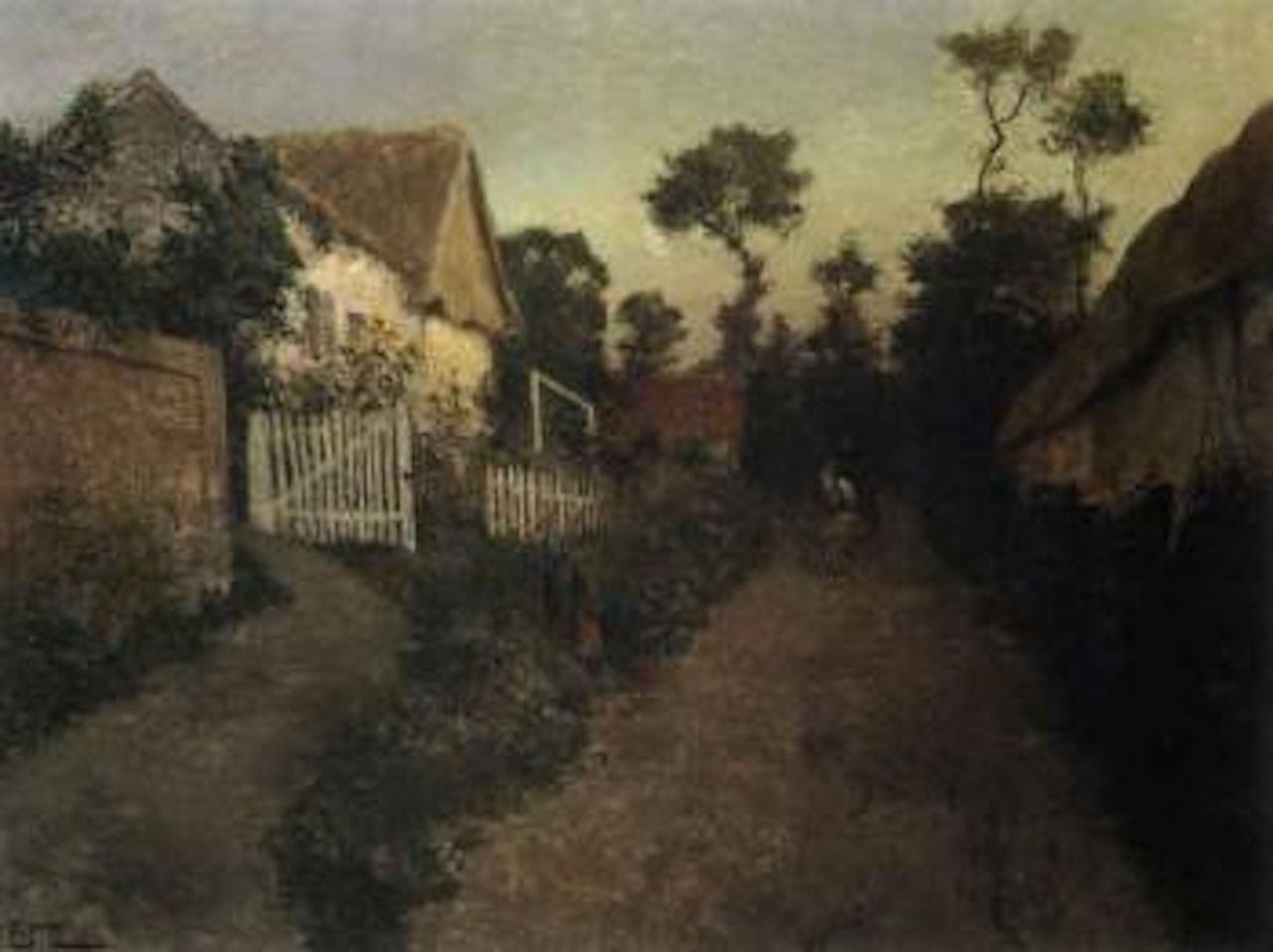 From the village Bareval-le-Grand by Fritz Thaulow