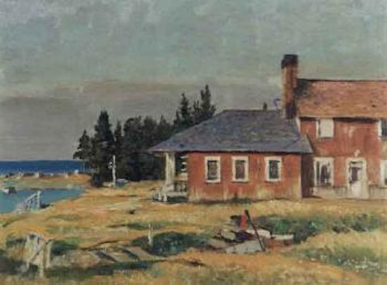 Old farm house near Metis by Robert Pilot