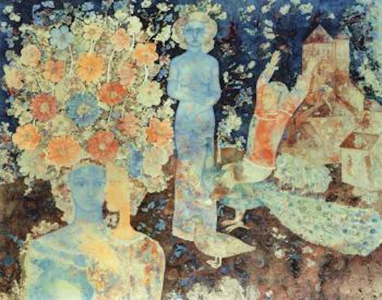 Village enchante by Sakti Burman