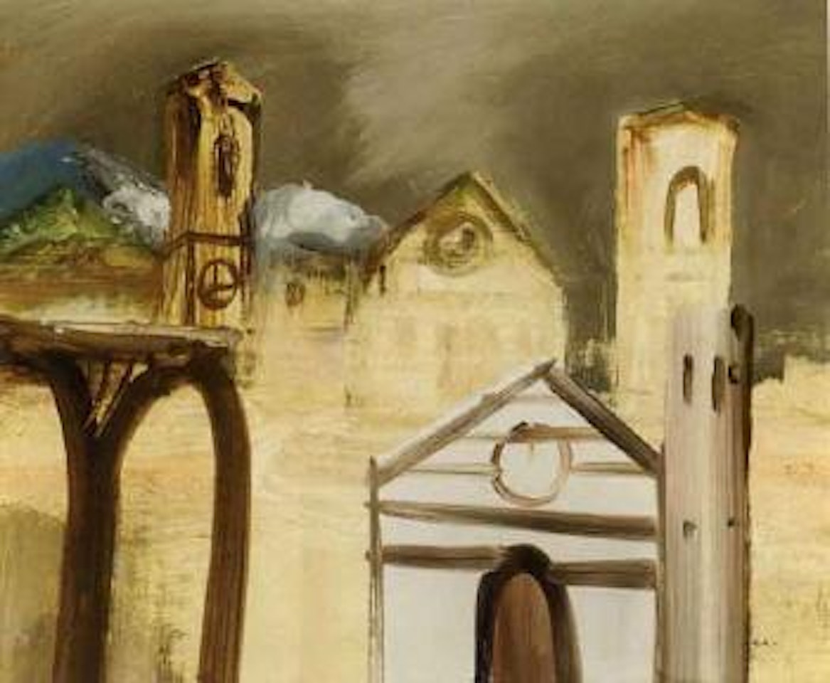 Greek landscape by Sidney Nolan