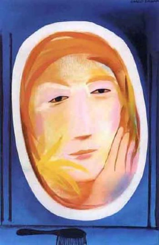 Alice in the looking glass by Charles Blackman
