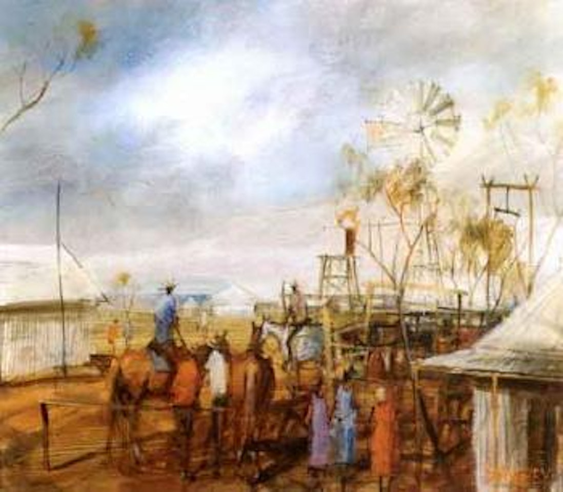 Getting ready for the muster by Hugh Sawrey