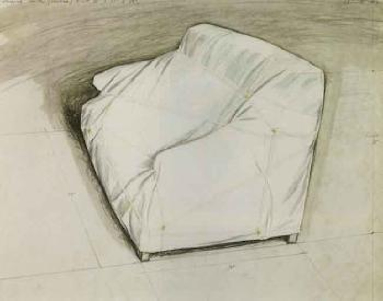 Wrapped couch project by Christo