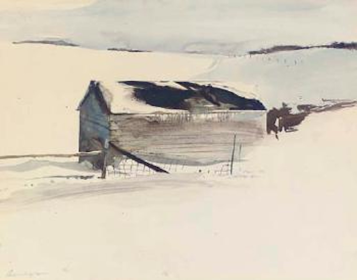 Adam's shed by Andrew Wyeth